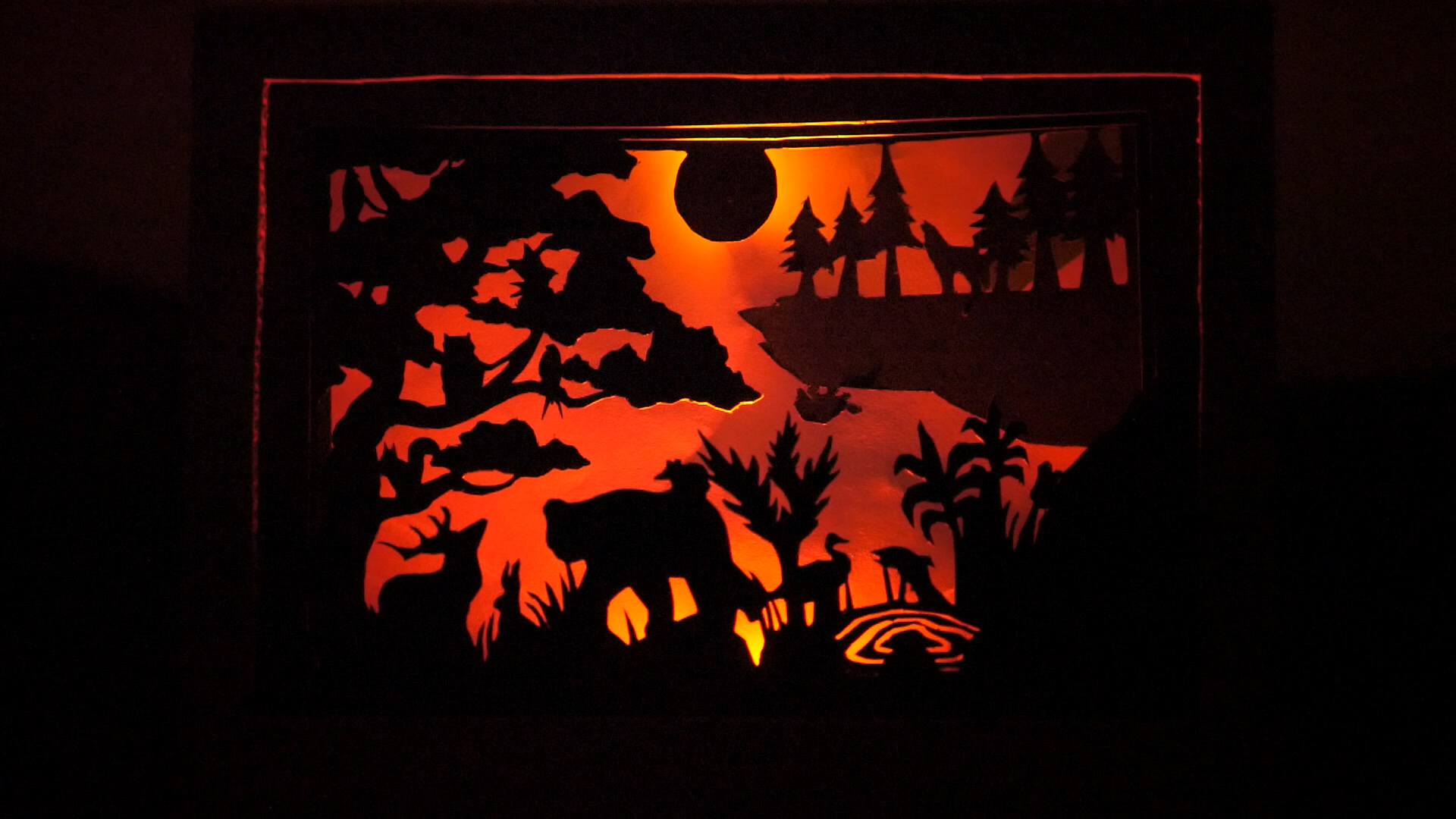 Wide shot of the ending sequence in I Spy in the Dark.