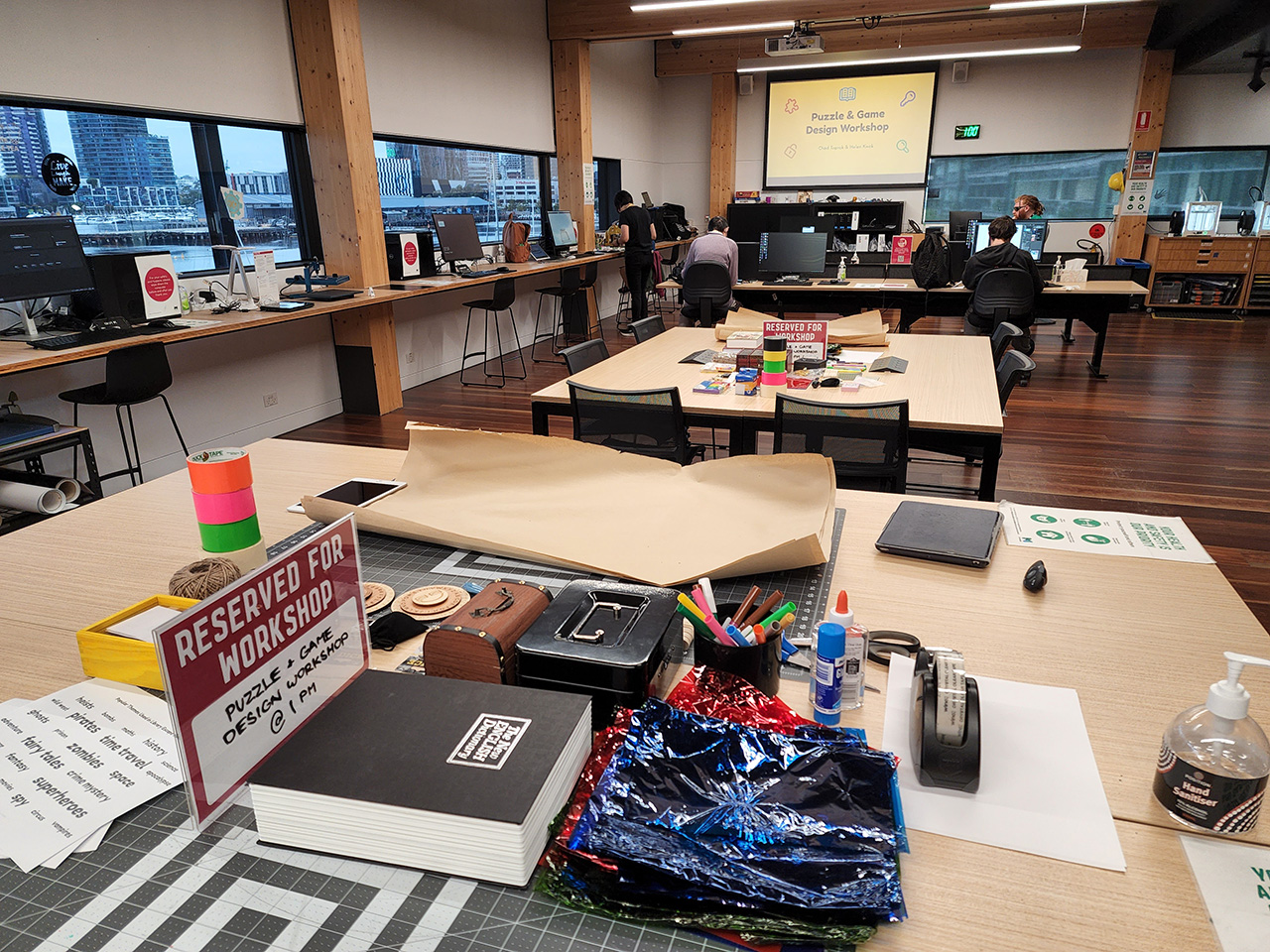 Materials for our Puzzle & Game Design workshop.