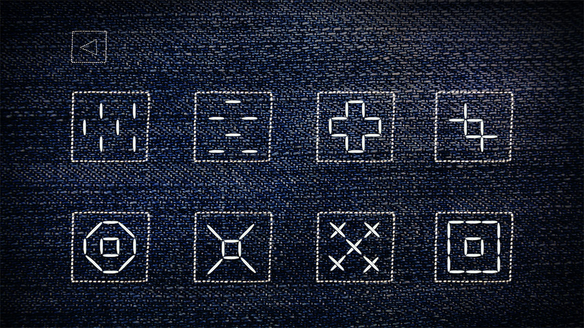 Levels menu screen in Sashiko.